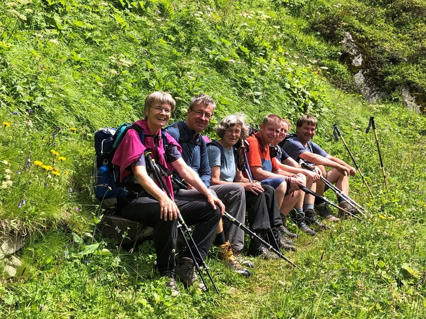 Wandergruppe | © DAV Heidelberg/Yvonne Wolf