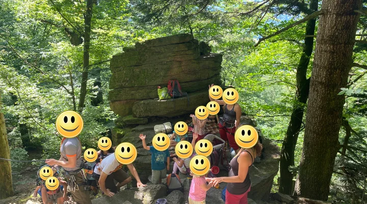 Familienbergsteigen Babyklettergruppe Wiedenbachhütte | © Deutscher Alpenverein Sektion Heidelberg 1869 e.V.