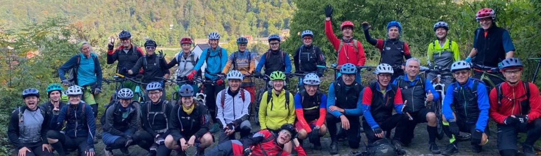 Gruppenbild MTB | © DAV Heidelberg / N.N. 
