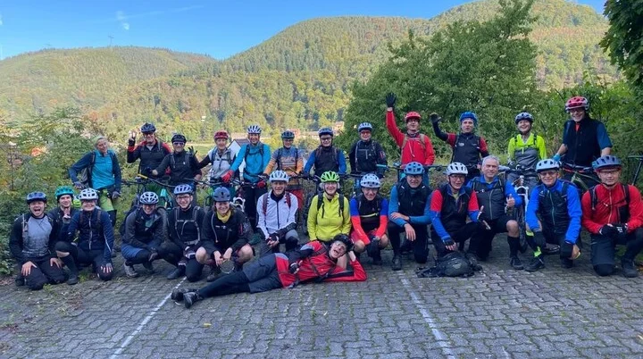 Gruppenbild MTB | © DAV Heidelberg / N.N. 