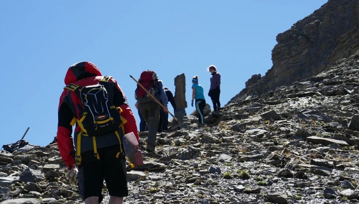 Wegearbeiten im Raum Heidelberger Hütte | © DAV Heidelberg/Hans Posawatz