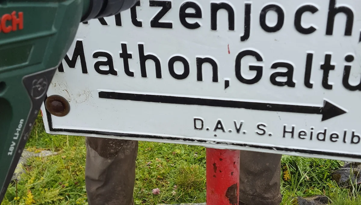 Wegearbeiten im Raum Heidelberger Hütte | © DAV Heidelberg/Markus Eberle 