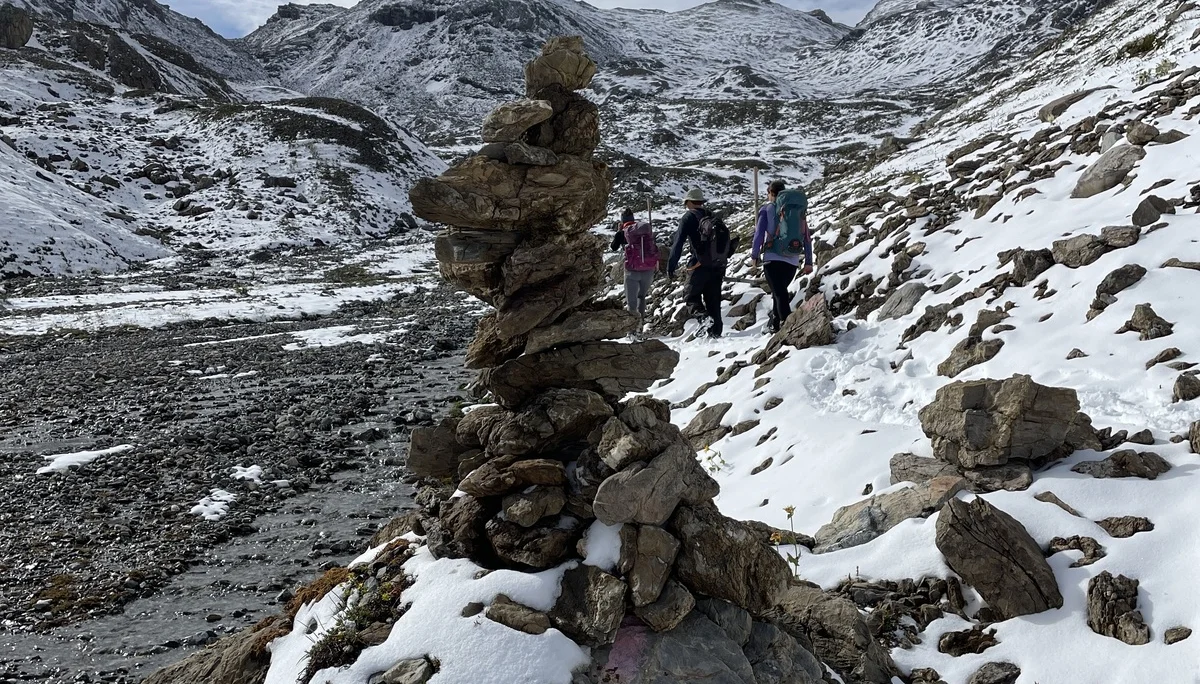 Wegearbeiten im Raum Heidelberger Hütte | © DAV Heidelberg/Jens Haaf 