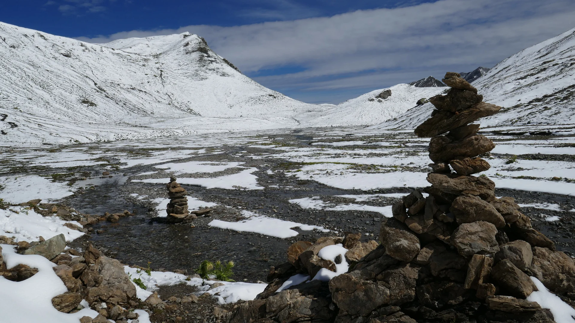 Wegearbeiten im Raum Heidelberger Hütte | © DAV Heidelberg/Hans Posawatz
