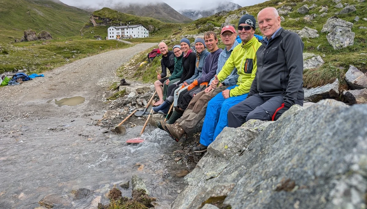 Wegearbeiten im Raum Heidelberger Hütte | © DAV Heidelberg/Christian Rieth