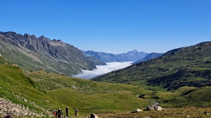 Wegearbeiten im Raum Heidelberger Hütte | © DAV Heidelberg/Luisa Ueltzhöffer