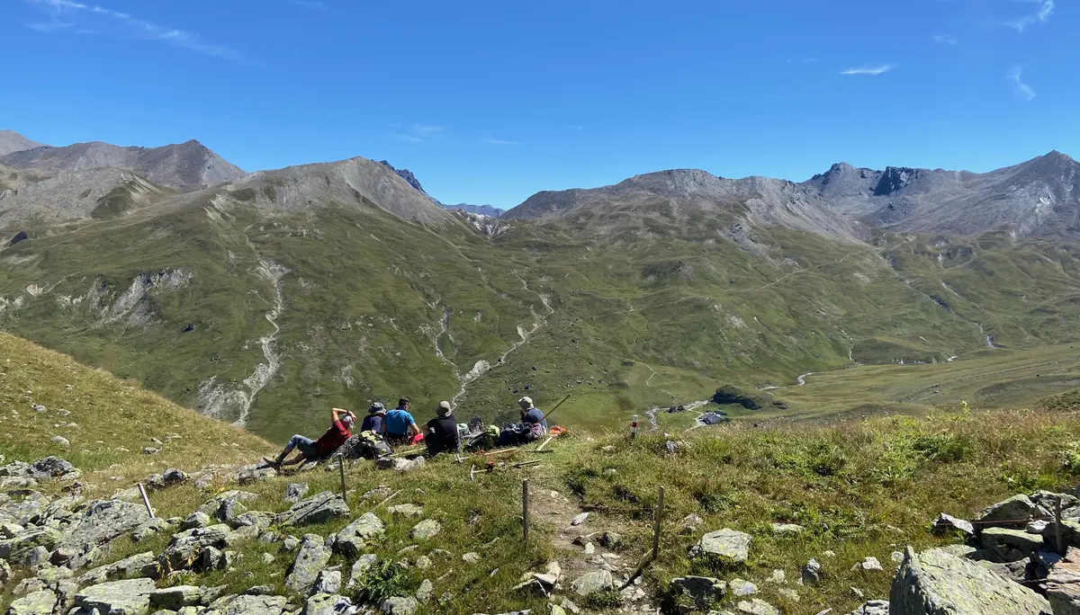 Wegearbeiten im Raum Heidelberger Hütte 2025 | © DAV Heidelberg/Paris Huth