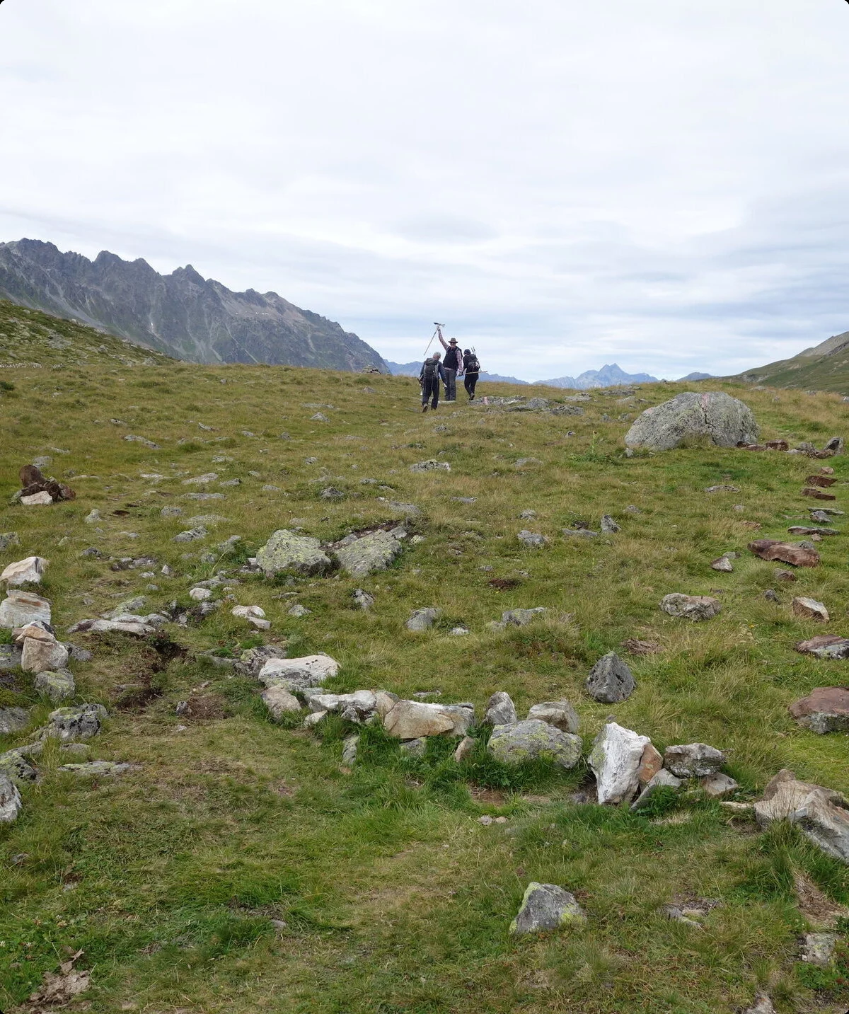 Wegearbeiten Kronenjoch/Las Gondas | © DAV Heidelberg/Marc Derungs