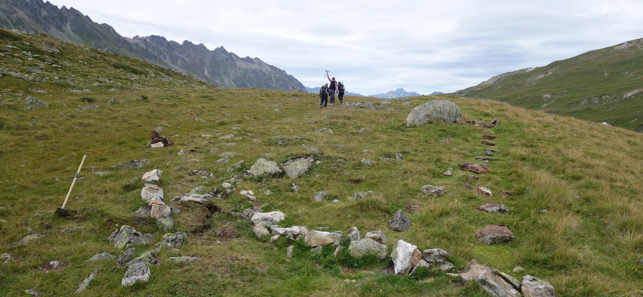 Wegearbeiten Kronenjoch/Las Gondas | © DAV Heidelberg/Marc Derungs