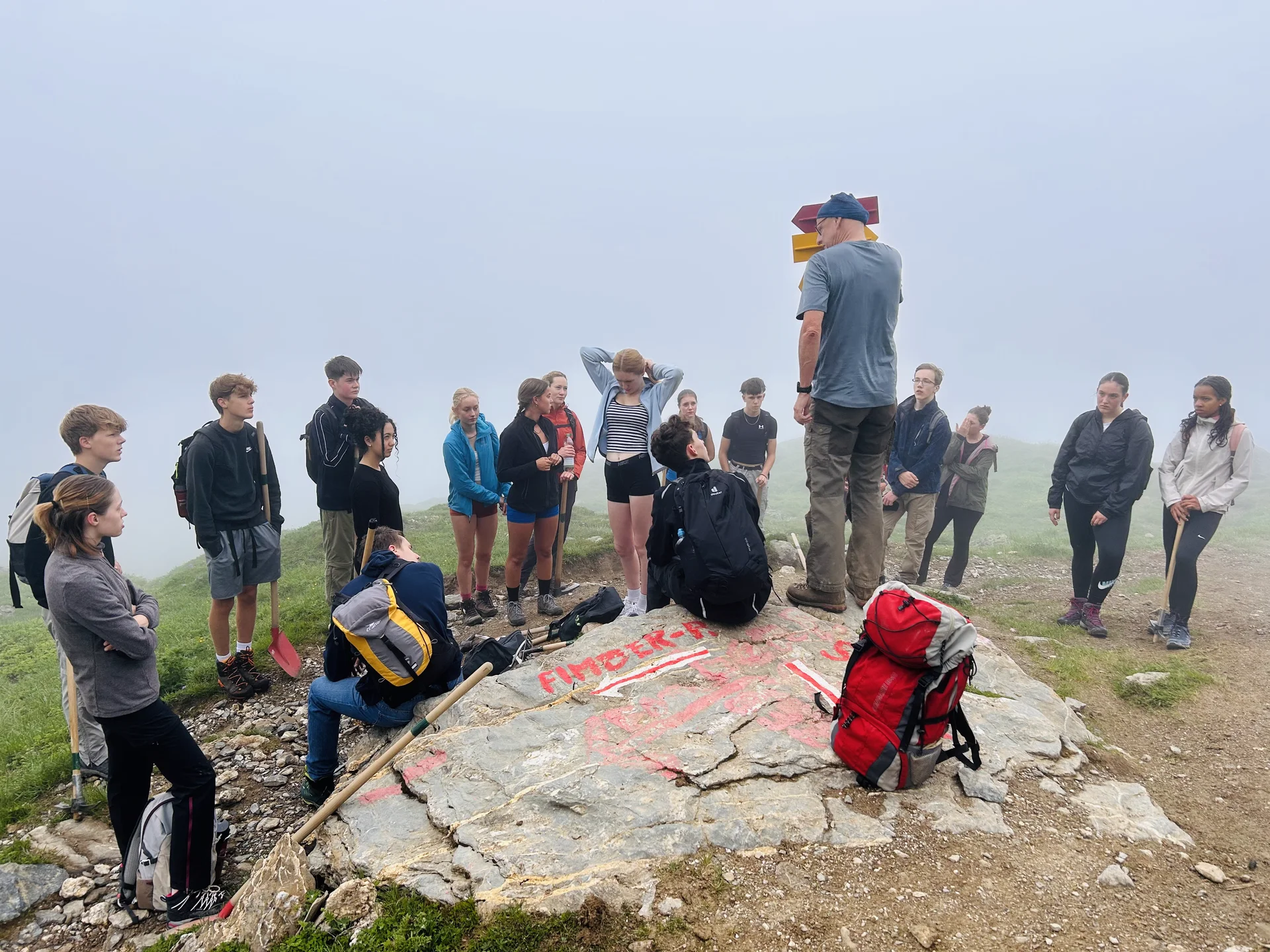 Projektwoche Elisabeth-von-Thadden-Gymnasiums Heidelberg | © DAV Heidelberg/Steffen Schellhammer