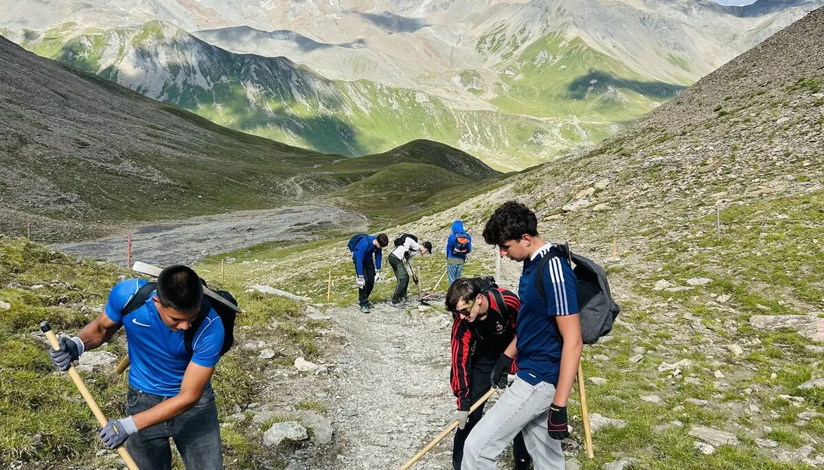 Projektwoche Elisabeth-von-Thadden-Gymnasiums Heidelberg | © DAV Heidelberg/Steffen Schellhammer