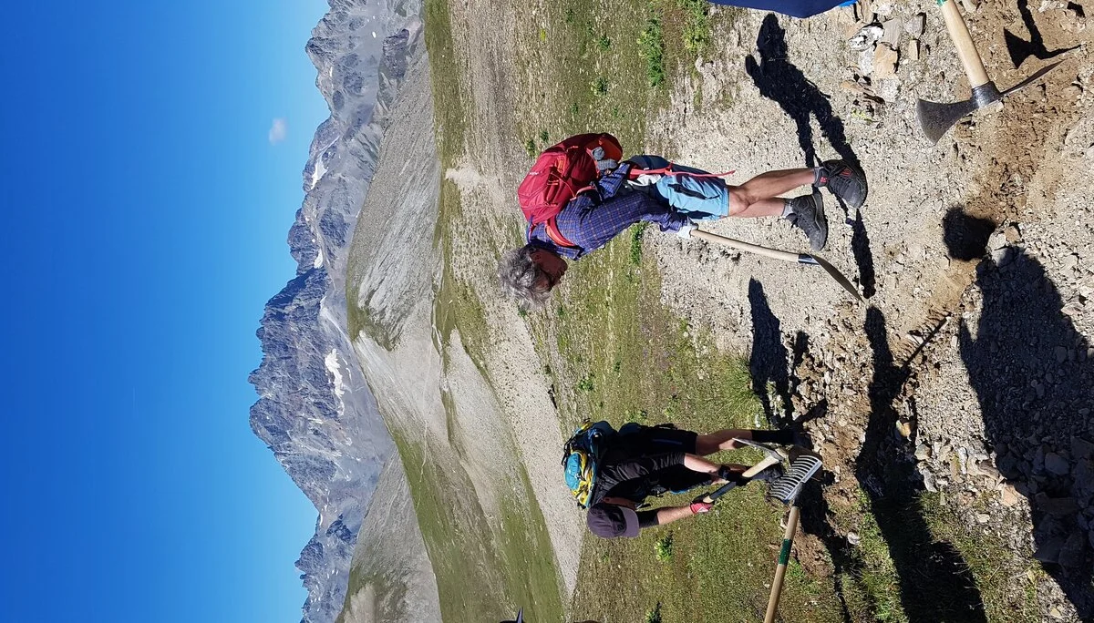 Share and Care: Alpine Wegepflege und MTB Fahrtechnik  | © DAV Heidelberg/Verena Stitzinger