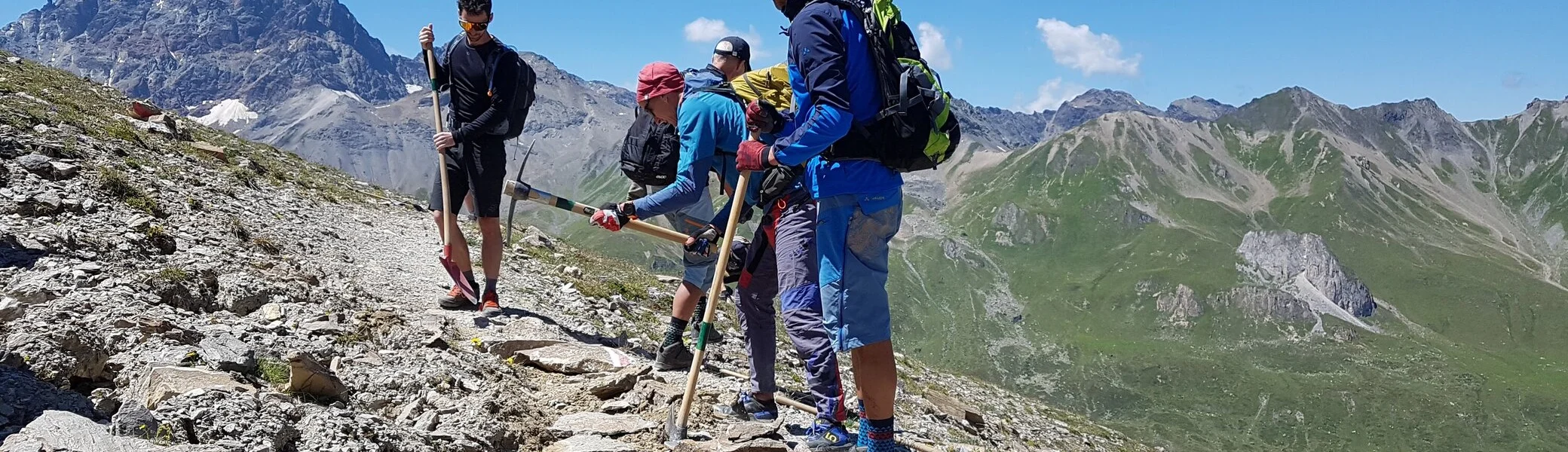 Share and Care: Alpine Wegepflege und MTB Fahrtechnik  | © DAV Heidelberg/Verena Stitzinger