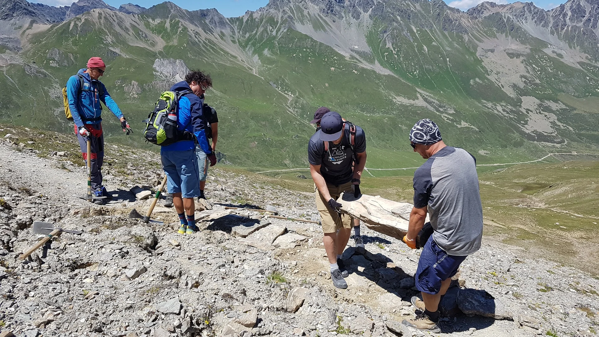 Share and Care: Alpine Wegepflege und MTB Fahrtechnik | © DAV Heidelberg/Verena Stitzinger